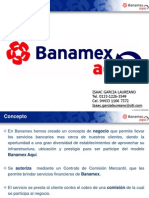 Servicios bancarios como Corresponsal Banamex