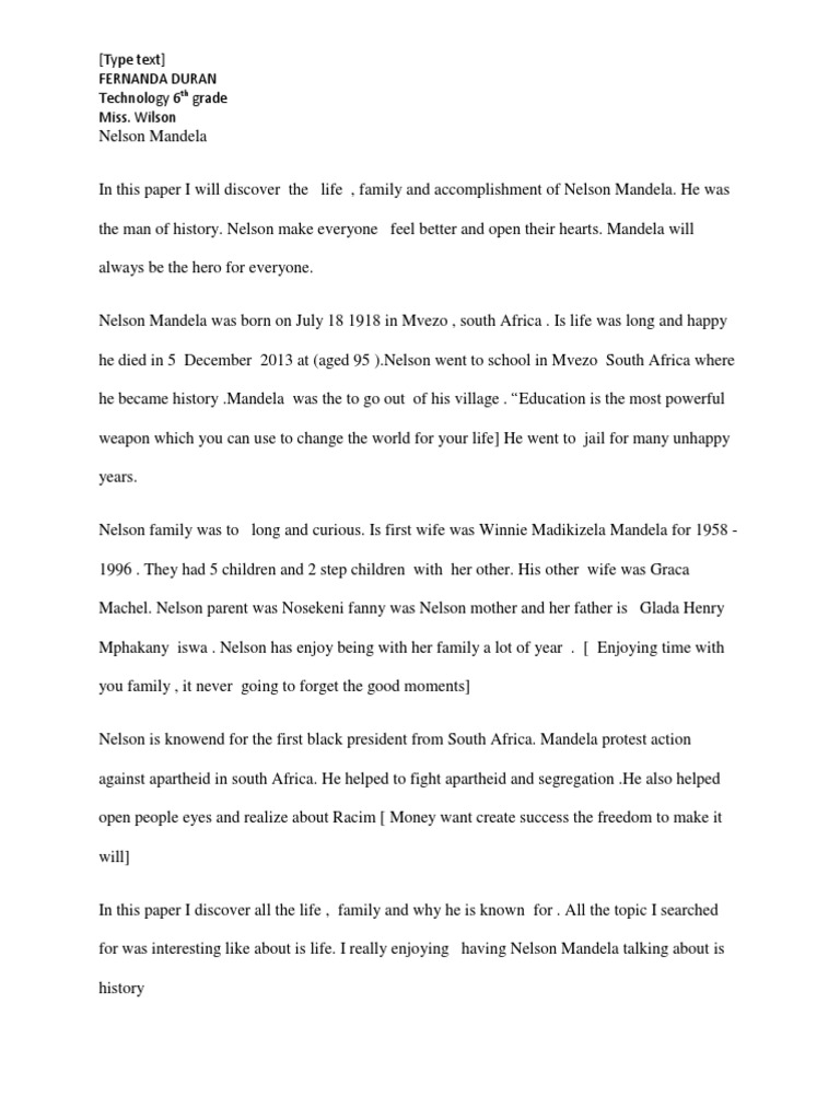 Nelson Mandela | PDF