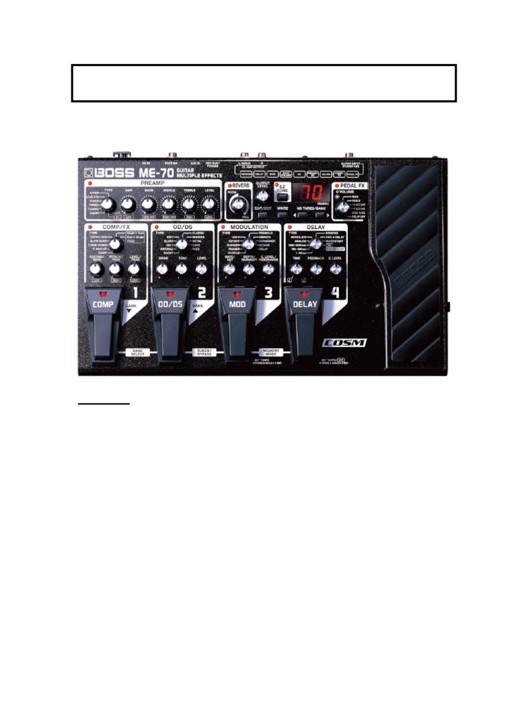 全国総量無料で Manual Guide Training ME-70 Boss | Production Music | PDF その他