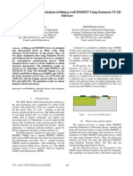 Designing and Characterization of 60nm p-well MOSFET