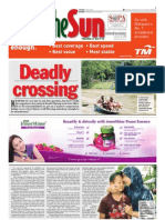 Thesun 2009-10-28 Page01 Deadly Crossing