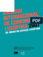 Anuário Da Comunicação Lusófona 2007