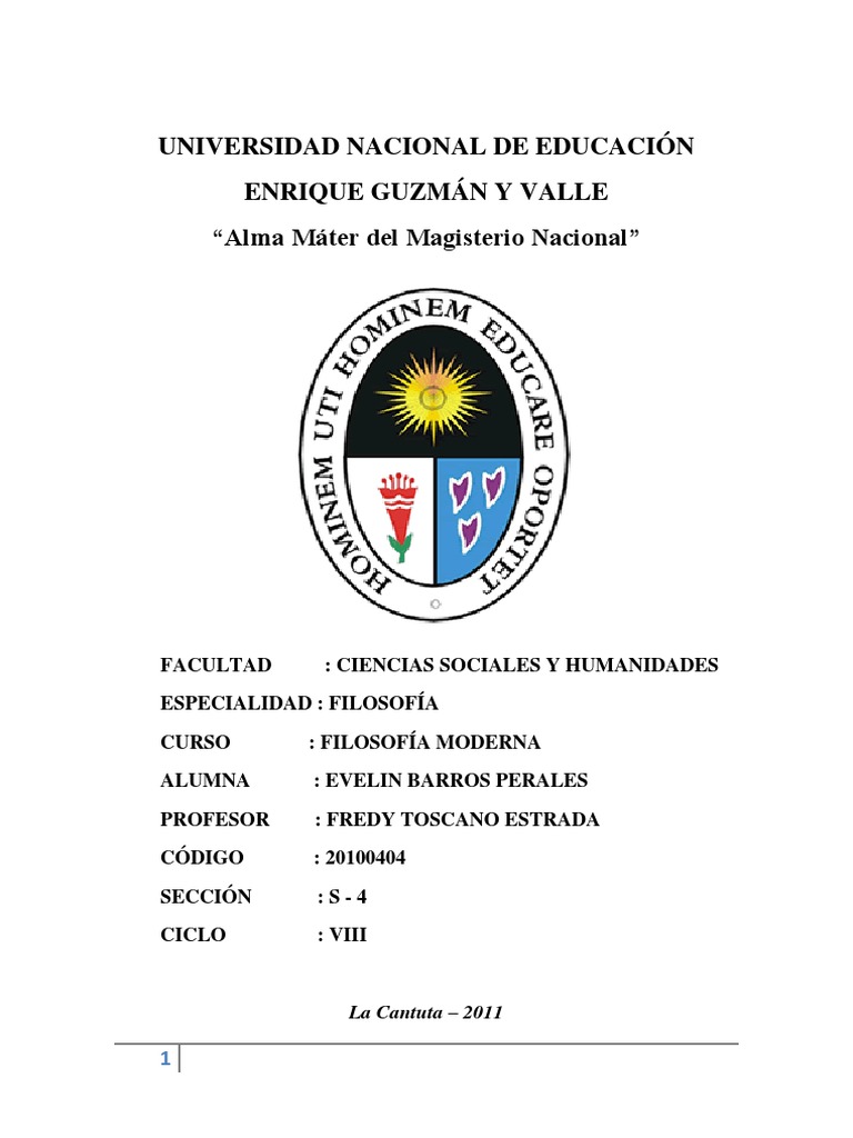 Materialismo Francés Del Siglo XVIIImonografia PDF Materialismo