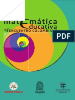 Matematica Educativa 13 Encuentro Colombiano Ecme