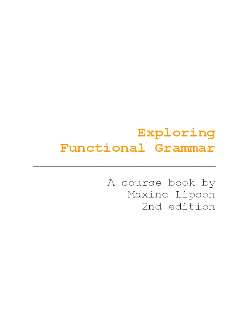 An Introduction To Functional Grammar 2Nd Edition – DUCY