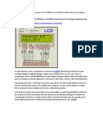 Comunicacion Entre Un Pic 18f4550 y Un Modo de Conversor Analogico Digital Por i2c