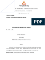 Posta- Trabalho Fundamentos Sociologia 2