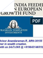 Franklin India Feeder - Franklin European Growth Fund NFO Application form Wealth Advisor Anandaraman +919843146519