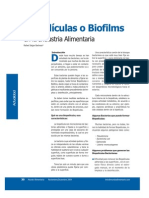 Biopeliculas o Biofilms en La Industria Alimentaria