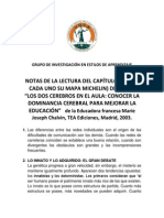 Notas Los Dos Cerebros en El Aula 1 - Capitulo 2