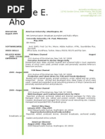 Annie Aho Updated Resume