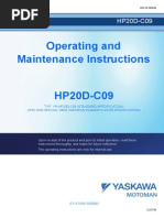 Operating and Mantenance HP20D