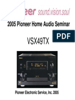 Pioneer 2005 Pioneer Home Audio Seminar VSX49TX