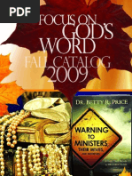 Ever Increasing Faith Ministries' 2009 Focus on God's Word Fall Catalog