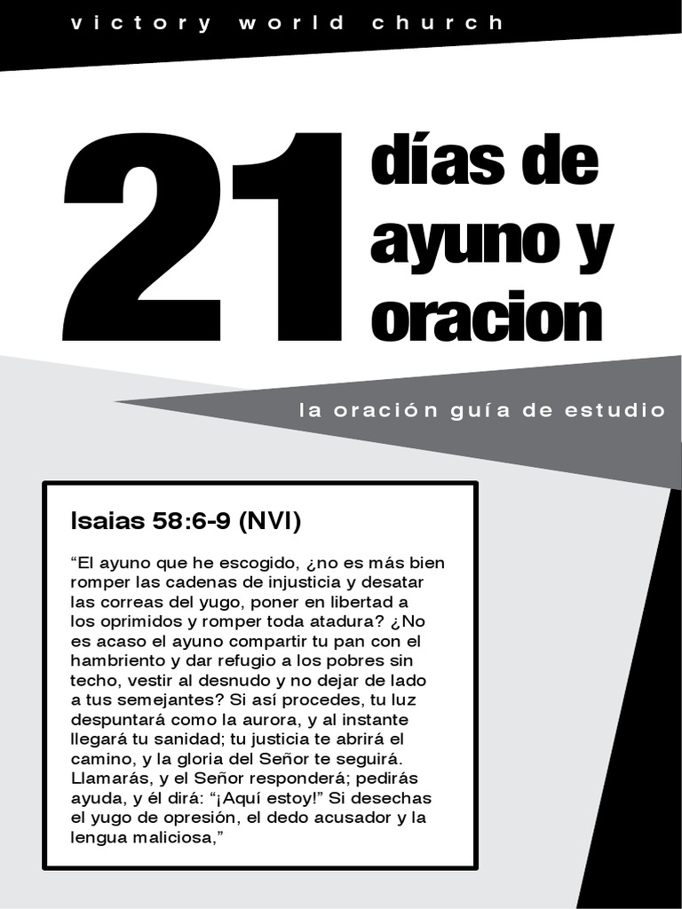 Guía de Ayuno de 21 Días y Oración | PDF | Cristo (título) | Oración
