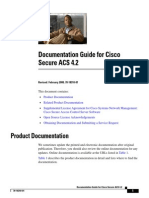 Documentation Guide For Cisco Secure ACS 4.2