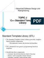 Topic J C++ Standard Template Library: SEG4110 - Advanced Software Design and Reengineering