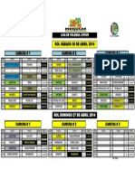 Rol 26 27 Abril 2014 Jornada # 11