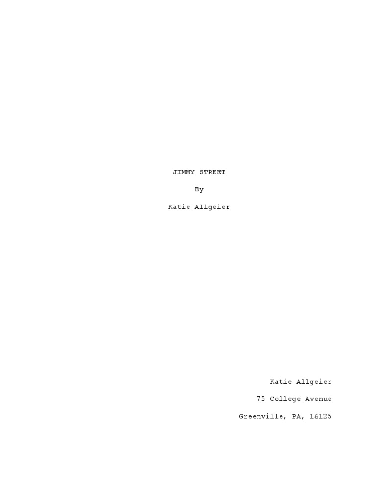 Jimmy Street | PDF