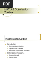 MATLAB Optimization Toolbox