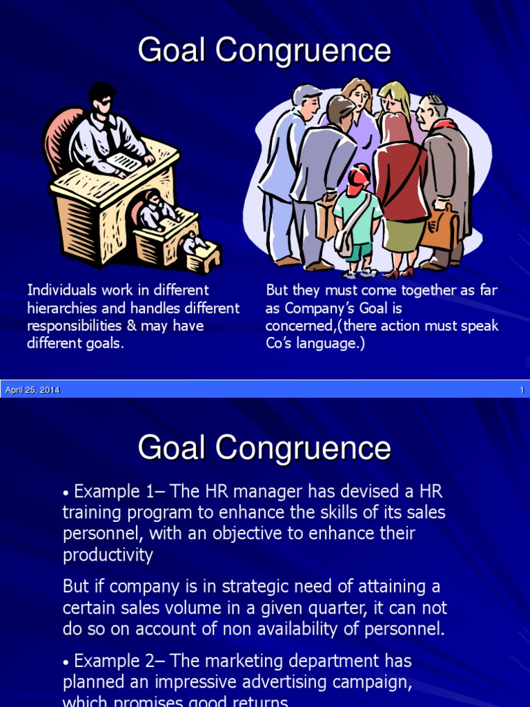 Goal Congruence MCS Form Process PDF Goal Strategic Management