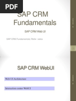 Sap CRM Fundamentals Webui 321