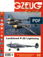 Flugzeug Profile Lockheed P-38 Lightning