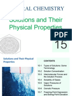 Lecture 15. Solutions and Colligative Properties