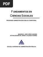 Fundamentos en Ciencias Sociales