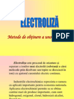 Electroliza - Metode de Obtinere A Nemetalelor