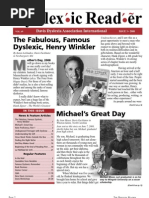Download The Dyslexic Reader 2008 - Issue 49 by Davis Dyslexia Association International SN22040908 doc pdf