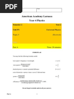 Edexcel GCSE Science P1.5 Generation and Transmission of Electricity Test 12 - 13 TS