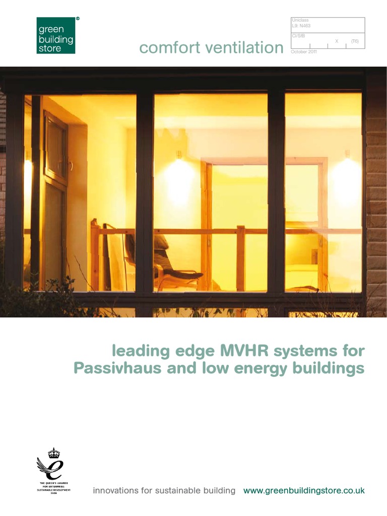 Green Building Store MVHR Brochure-File032484 | PDF | Hvac | Duct (Flow)