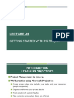 Getting Started with Microsoft Project 2007