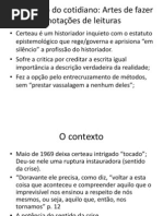 A Invenção Do Cotidiano Certeau 25.09.2912