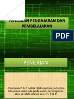 Penilaian Pengajaran Dan Pembelajaran