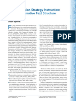 Comprehension Strategy Instruction