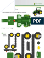 Paper_toy Tractor Jhon Deere