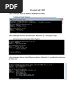 Wireshark Lab 3 DNS