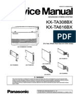 Panasonic KX Ta308 Kx-Ta616 Service Manual