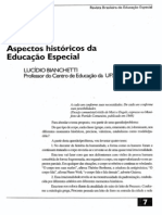 Aspectos Históricos Da Educação Especial