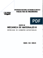 [MECANICA de MATERIALES] Apuntes de Mecanica de Materiales III [UNAM] - Manuel Diaz Canales (Modificado)