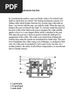 Definition of Synchromesh Gear Box