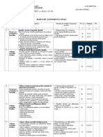 Proiectare Calendaristică Anuală