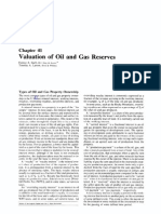 41 - Valuation of Oil and Gas Reserves