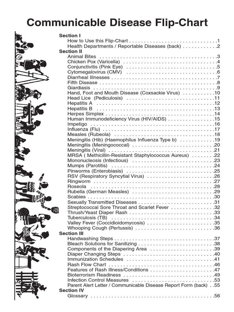 Communicable Disease Reference Chart | PDF | Hepatitis B | Herpes Simplex