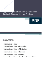 Strategic Planning for New Products