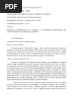 Introdução, Problema Cosmológico e Problema Gnosiológico - Odt