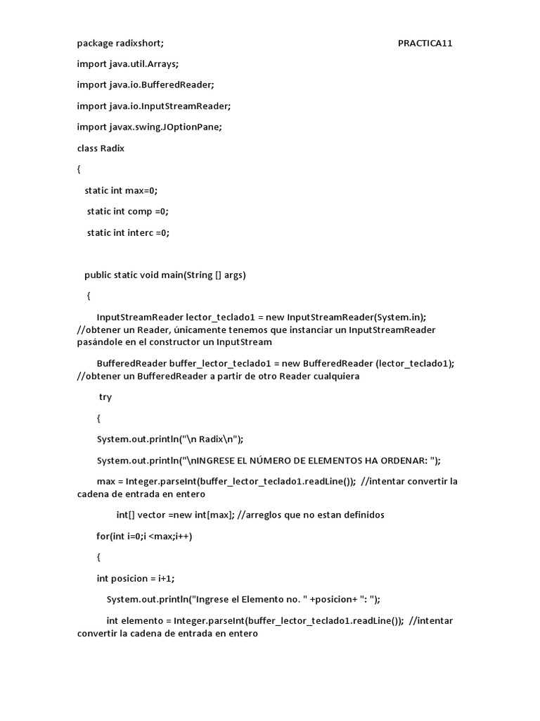 Co | PDF | Java (lenguaje de programación) | Cadena (informática)