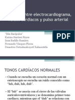 Electrocardiograma, Tonos Cardiacos y Pulso Arterial